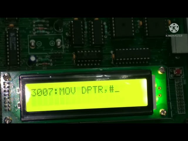 Microcontroller lab Experiment-2, Subtraction of two numbers