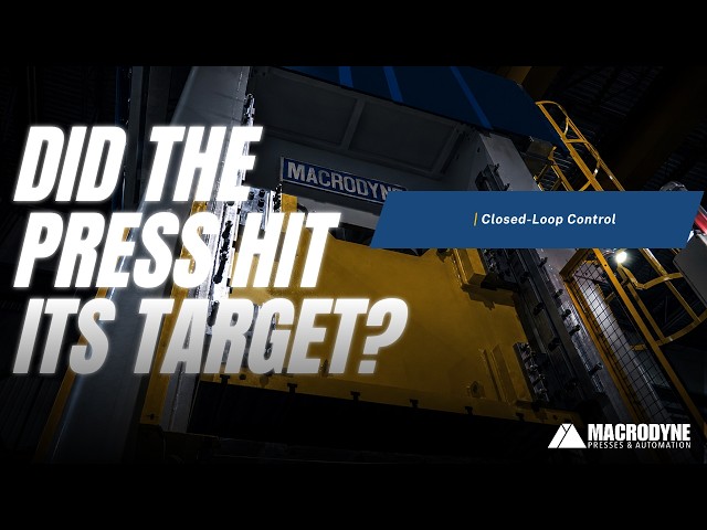 Closed-Loop Process Control in Hydraulic Presses | Industrial Controls 101