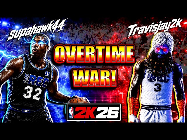 🔥 WHEN 2 CONTENT CREATORS CLASH IN REC… OT IS GUARANTEED 👀 | NBA 2K26
