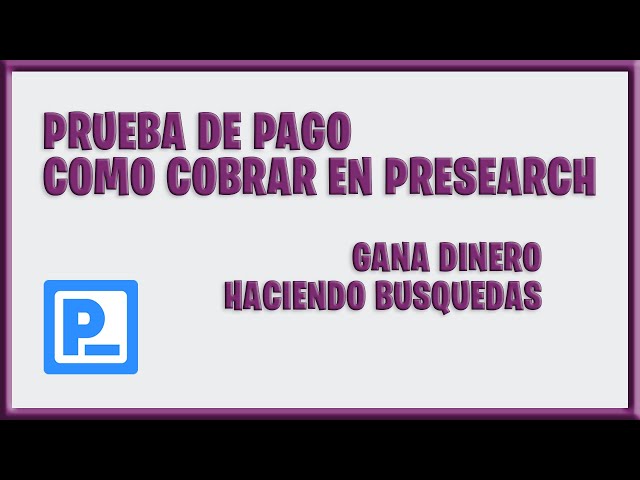 Como ganar dinero en PRESEARCH | Cómo retirar en PRESEARCH | Prueba de pago PRESEARCH