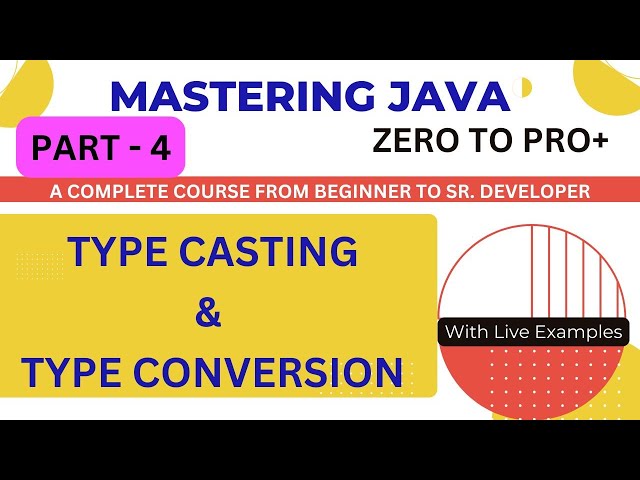 Lec04 TYPE CASTING Vs TYPE CONVERSION