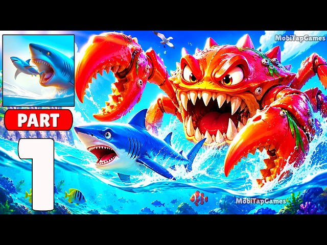 🦈 Shark Universe Survival World - Hungry Shark Evolution Gameplay Walkthrough (iOS, Android)