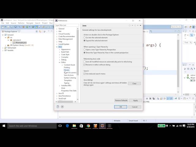 How to auto format code in Eclipse By Asim Iqbal