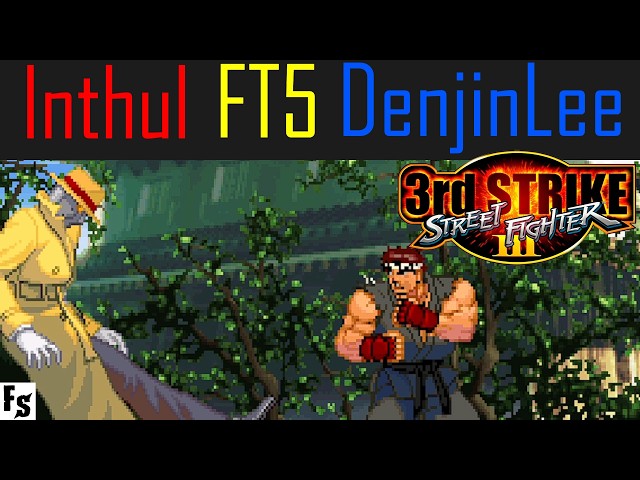 Street Fighter III: Third Strike - Inthul [Q] vs DenjinLee [Ryu] (Fightcade FT5)