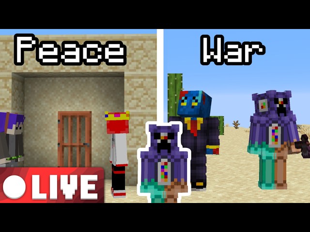🔴 Players Simulate Desert Civilization in Minecraft Live 🔴 (Ip in Desc) 🔴