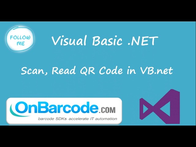 How to scan, read QR Code image using OnBarcode VB.NET QR Code Reader library