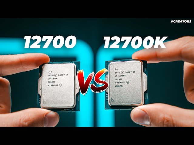 Intel i7 12700 vs 12700k - Is the 'K' version worth it over the 'non-K' ?