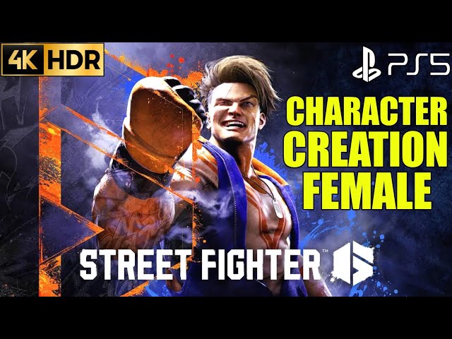 Street Fighter 6 Character Creation | Street Fighter 6 Female Character Creation (Customization) PS5