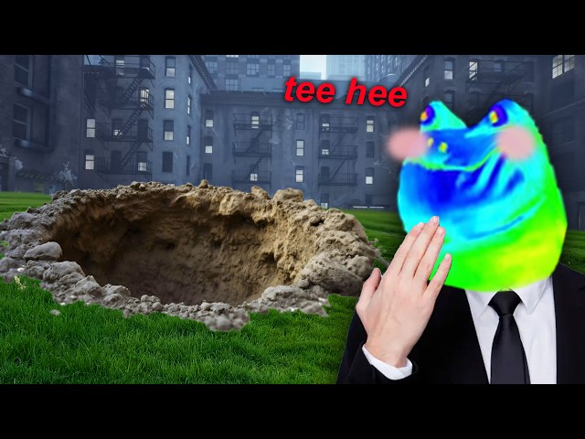 Digging a hole