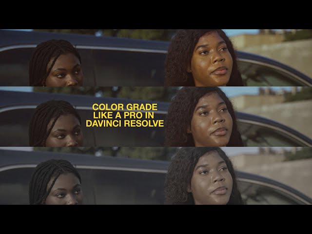 COLOR GRADING WITH NO PLUGIN OR LUT FOR BEGINNER INSIDE DAVINCI RESOLVE