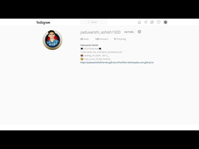 Instagram Clone Part-1 | HTML, CSS
