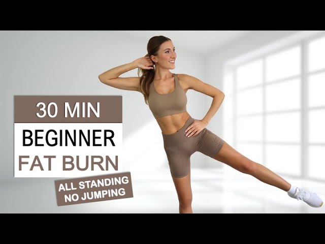 30 Min Full Body Fat Burn - Beginner Friendly, TO THE BEAT, All Standing, No Jumping, No Repeat