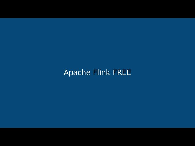 Apache Flink FREE