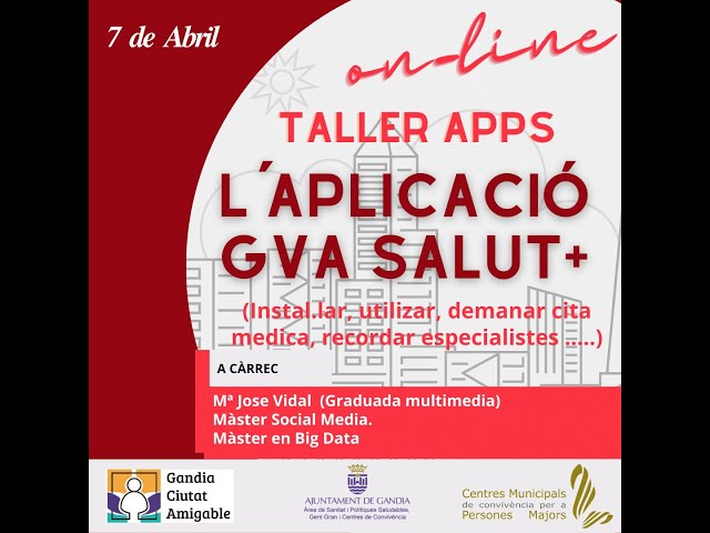 GVA + Salut, en ordenador y móvil, por Maria José Vidal