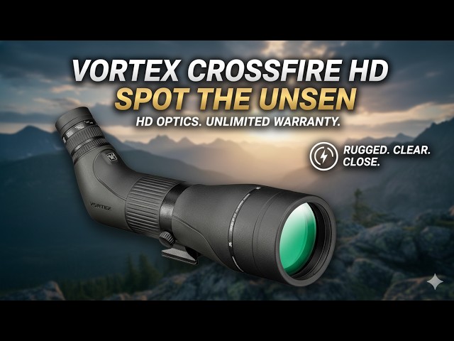 Vortex Crossfire HD Spotting Scope Review – 60x Zoom Outdoor Optics