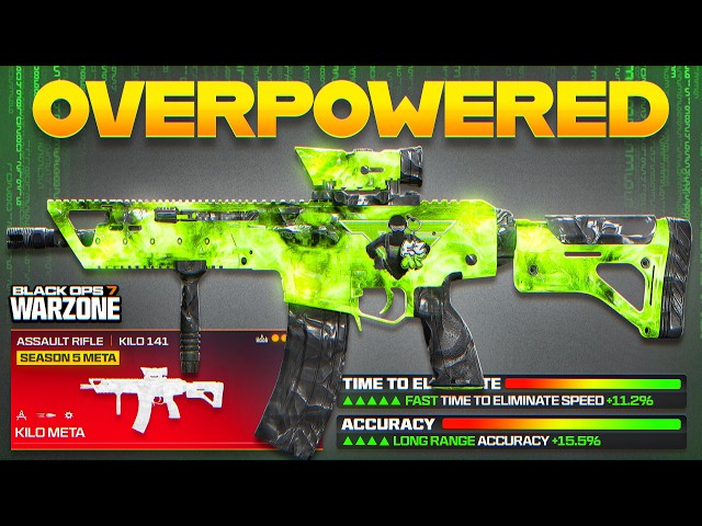 the #1 OVERPOWERED ASSAULT RIFLE META in Warzone BO7! (Best Kilo 141 Class Build)