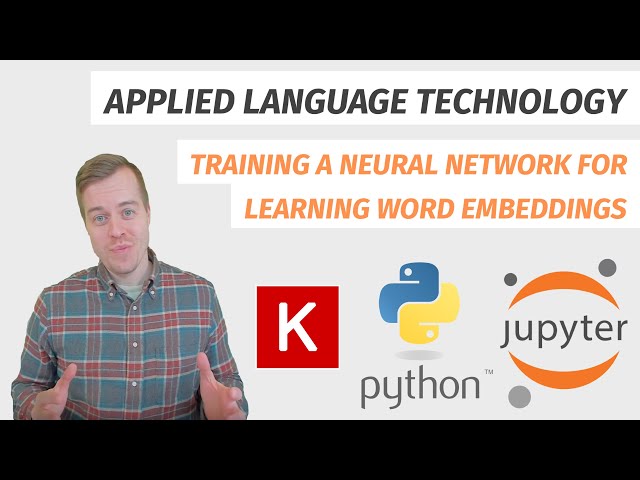 Training a neural network for learning word embeddings