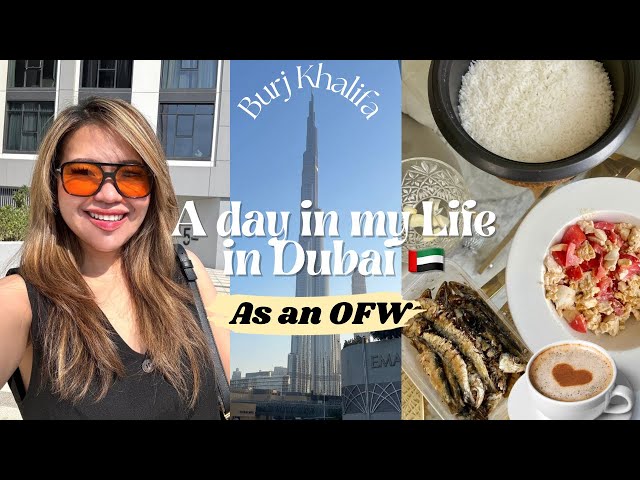 LIVING IN DUBAI 🇦🇪 Day in a life of an OFW 🇵🇭 Filipino breakfast, Day off from work, Grocery+Gala!