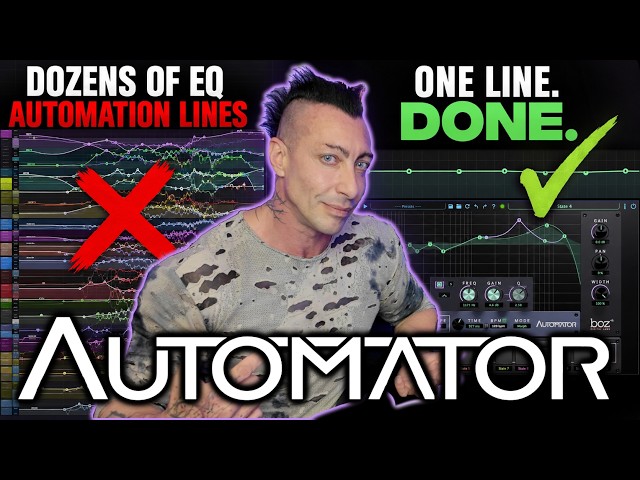 This Plugin Solves EQ Automation Forever! Automator Boz Digital Labs
