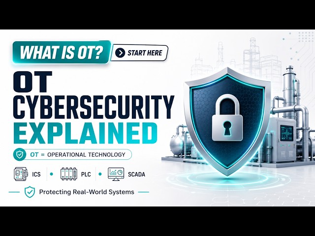 OT Cybersecurity for Beginners: ICS, SCADA & PLC Security Explained (Complete 2026 Guide)