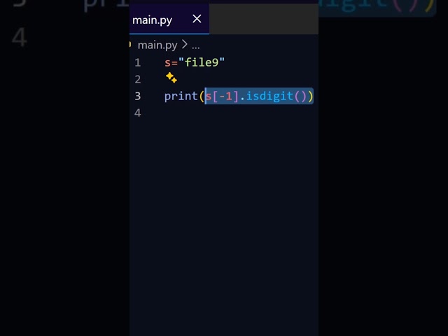 Check if string last char is digit or not #coding  #programming