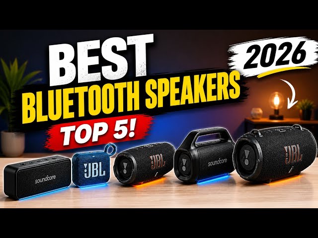 Best Bluetooth Speakers 2026 🔊 Outdoor Party & Bass Test (Top 5 Picks)