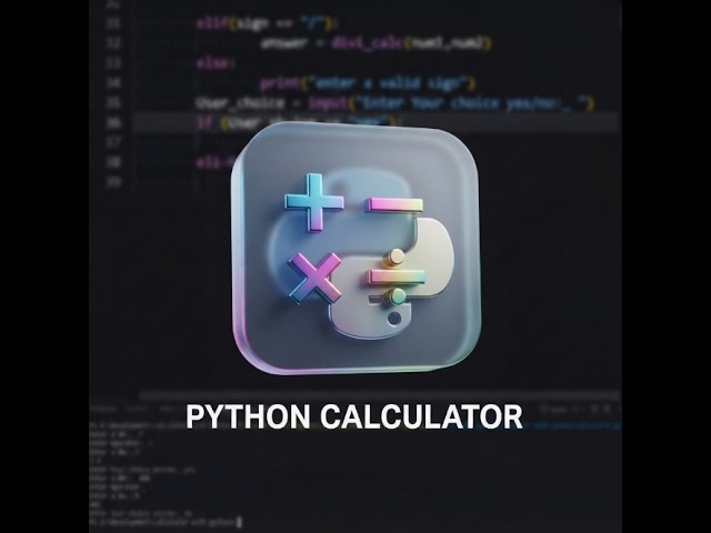 How to build a calculator app by using python