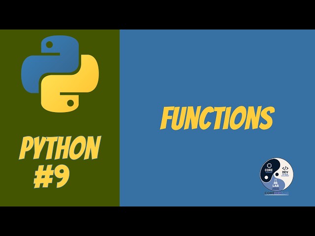 9 - Python | Functions