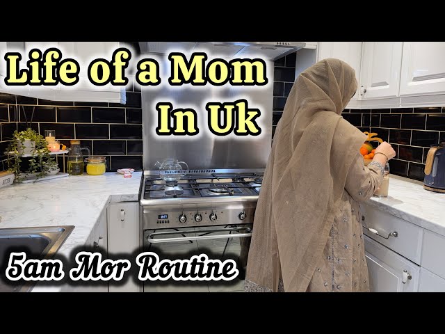 5am Morning Routine of Pakistani mom in Uk 🌅 Routine vlog/ Banana Bread Recipe