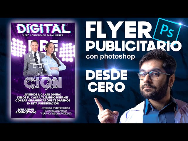 MASTERCLASS DE PHOTOSHOP Como hacer un FLYER publicitario para evento en Photoshop