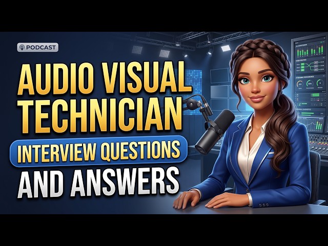 Audio Visual Technician Interview Questions and Answers