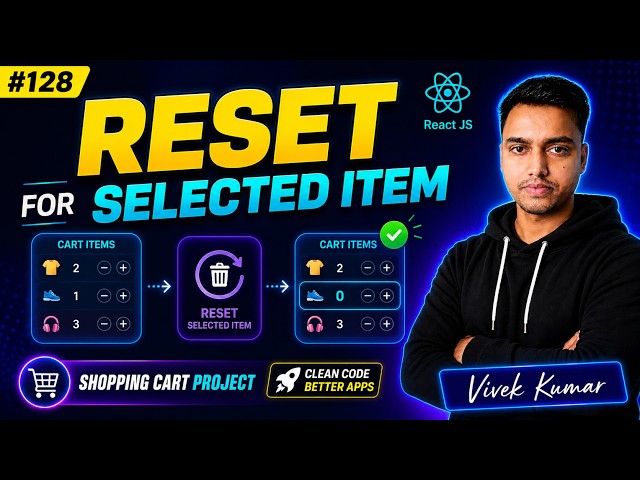 #128 Reset CTA Added | Context in React JS | React JS Project | React JS Tutorial | Context API