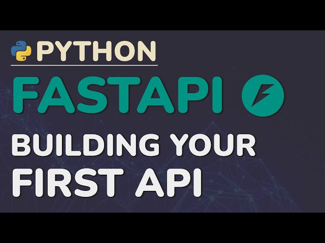 Python FastAPI Tutorial (Part 1): Getting Started - Web App + REST API