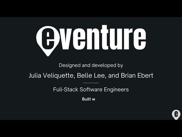 Eventure Demo  |  Event and Experience Sharing App  |  Built with React, FastAPI, and PostgreSQL