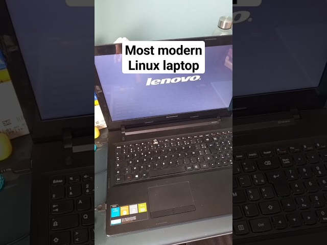 Most modern Linux laptop (It's a joke)#laptop #linux #ubuntu