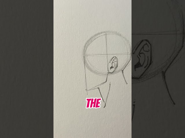How to draw side profile || Jmarron