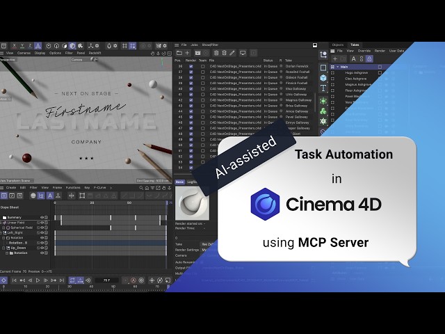 Automate Repetitive Tasks using an AI Assistant in Cinema 4D