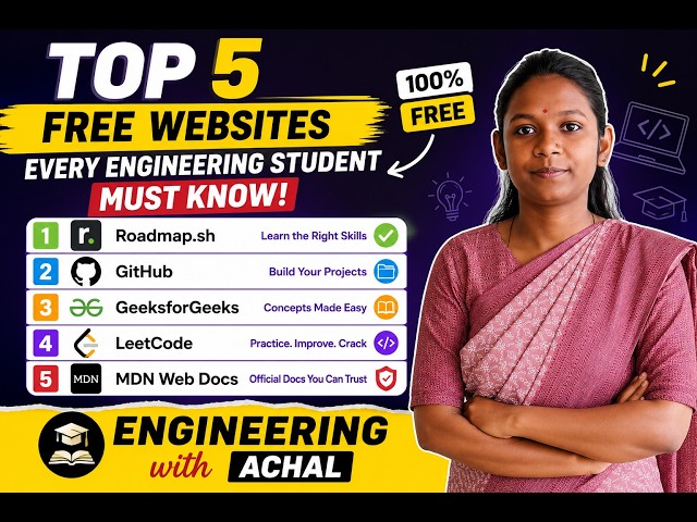 Top 5 FREE Websites Every Engineering Student Must Know in 2026 🚀