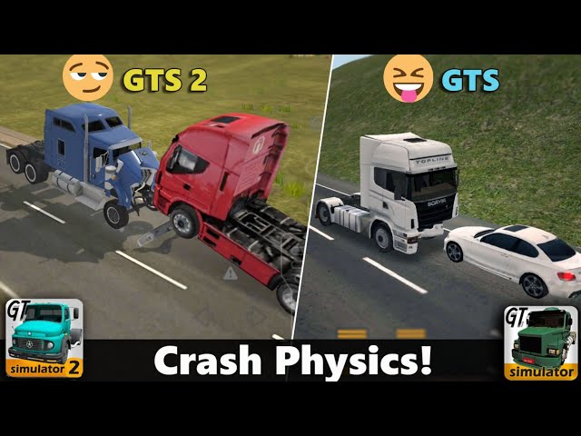 Truck Crash Comparison | Grand Truck Simulator 2 VS Grand Truck Simulator