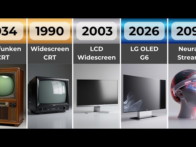 The Evolution of Television | 1884 to 2100