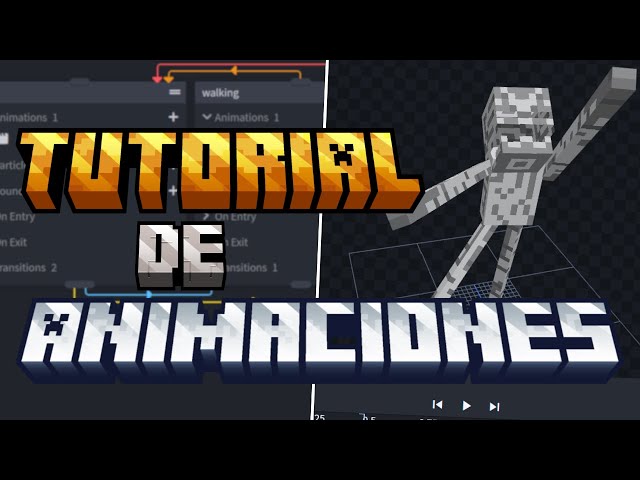 LEARN how to ANIMATE your MODELS for Minecraft Bedrock Addons EASILY!!!