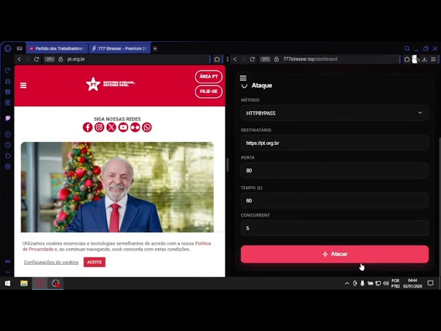 777 STRESSER VS SITE DO PT | BEST BOTNET 2025 | PLANS STARTED 1$ | BEST BYPASS | LAYER 4