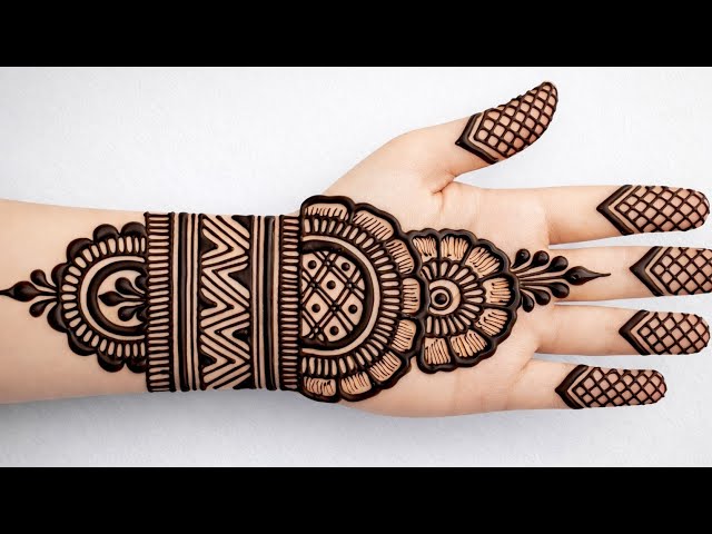 New Simple Mehndi Design For Front Hand। Easy Mehndi Design । Stylish Mehndi Design 2026।