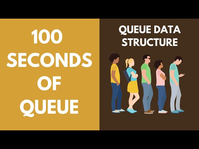 Queue Data Structure in 100 Seconds with Animation & Code Example
