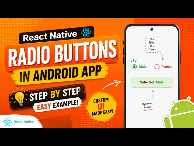 React Native Radio Button Tutorial | React Native Paper | Android Step by Step | IT WALA
