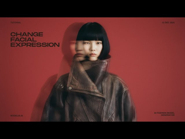 How to use Change facial expression | Modelia Tutorial