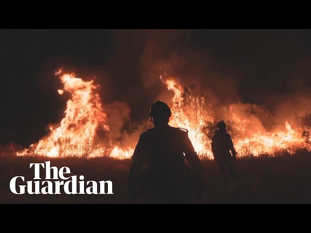 Firefighters in Spain and France battle raging wildfires