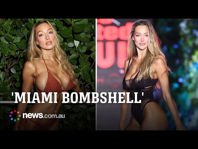 British model steals the show at Miami Swim Week