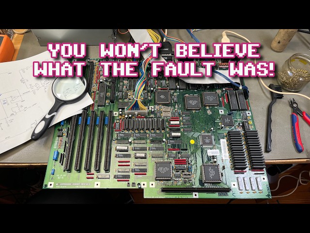 Amiga 3000T Restoration Part 7: Repairing the Audio Issues
