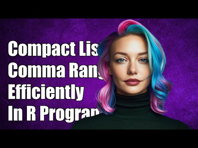 How to Compact a Comma Delimited Number List into Ranges Efficiently